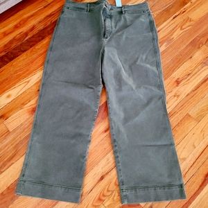 LOFT high rise wide leg jeans